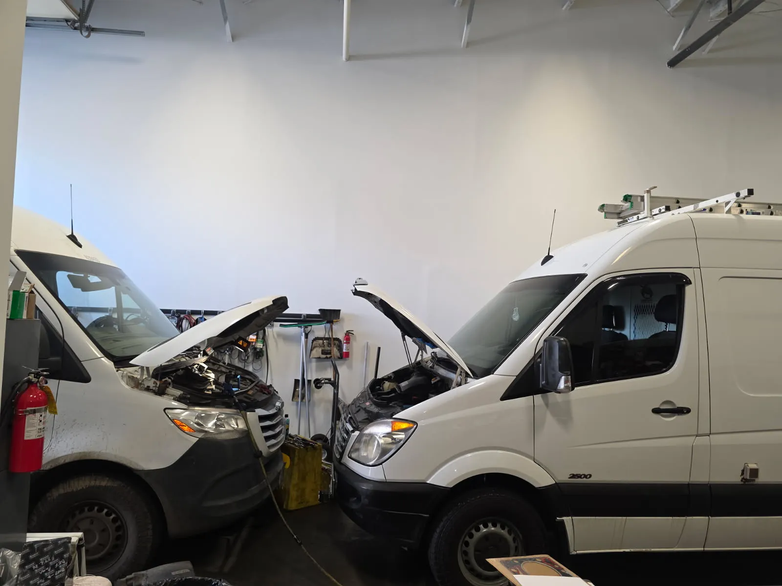 Vehicle in service at NW Sprinter Services